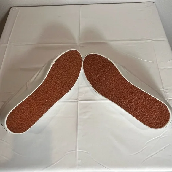 NWOT Superga Women’s White Cato Slip-on Platform Sneakers Sz 41.5 Sporty Preppy - Picture 9 of 10